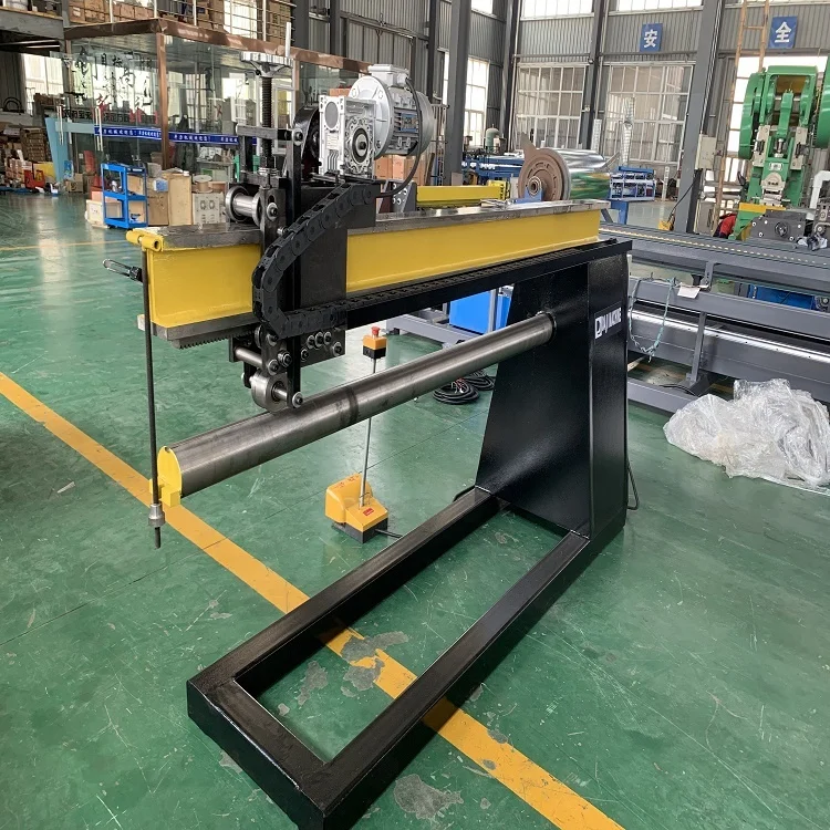 Easy operation square tube seam closer machine for