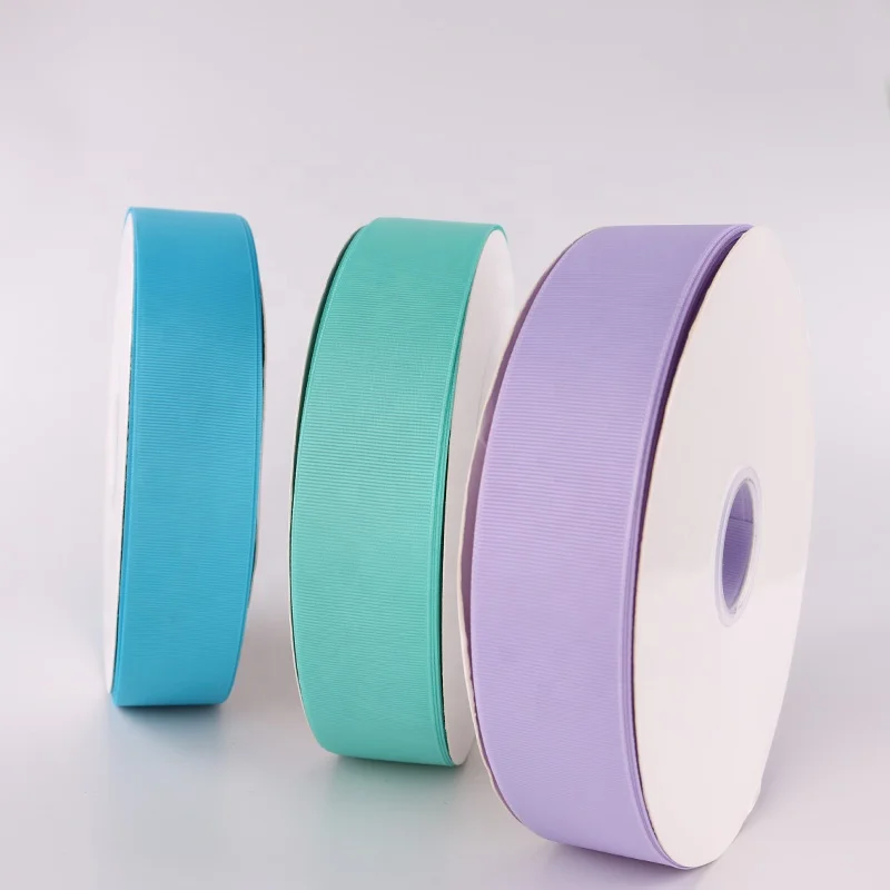 Wholesale Solid Color 38mm 100 Polyester Ribbed Gift Wrap Ribbon Buy