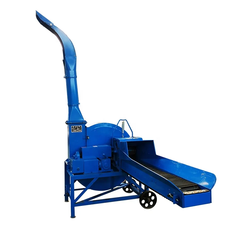 High Output Straw Bale Chopper Elephant Grass Cutting Machine Chaff Cutter Uganda