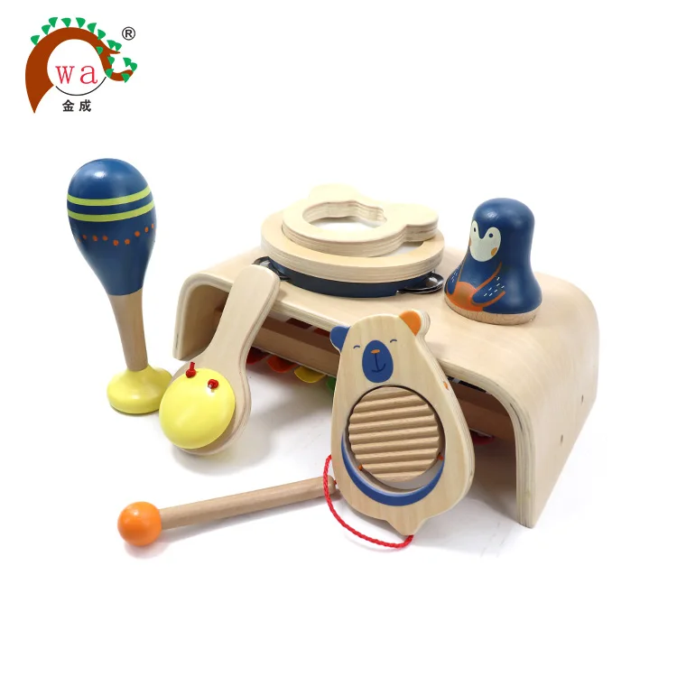 
 Игрушечный музыкальный инструмент, деревянный музыкальный инструмент для детей  