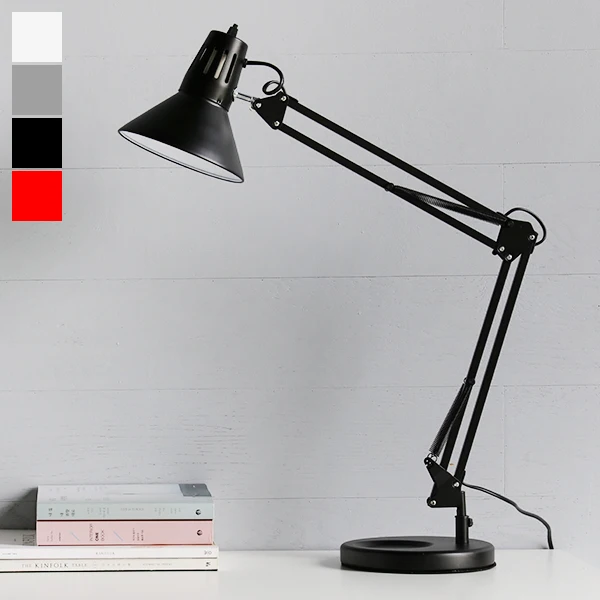 New design Nordic office studying room metal LED desk lamp flexible arm