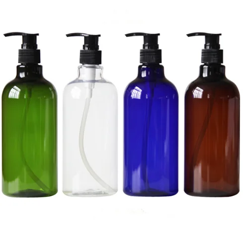 250ml 500ml 1000ml Green Pet Plastic Shampoo Pump Boston Bottle With Black Pump Tops Bath Shower Shampoo Liquid Dispenser Buy Plastic Bottle With Pump Dispenser Decorative Shampoo Pump Bottles Refillable Shampoo Bottle With