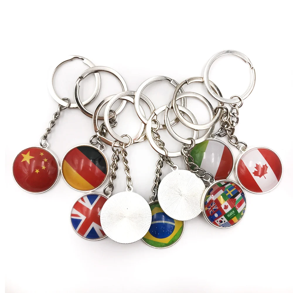 keychain key chain ring flag national souvenir shield latvia
