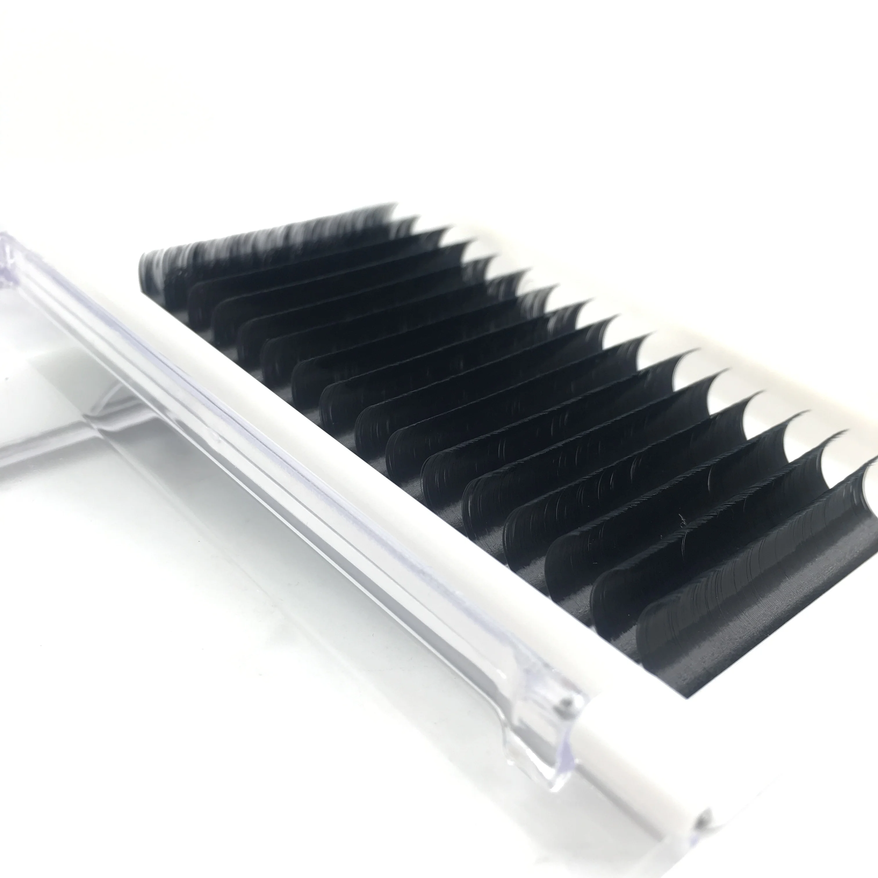 
 Русский объем ресниц частная этикетка 0,05 мм D изогнутые сибирские норковые ресницы для наращивания с упаковочной коробкой для ресниц  