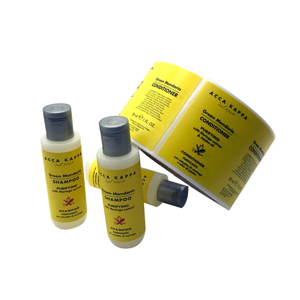 custom printed shampoo bottles