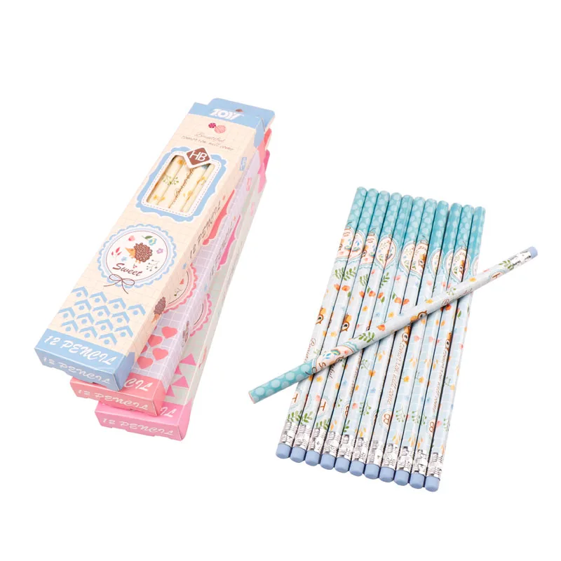 Детский Стандартный Карандаш TOPSTHINK с милыми животными высококачественные недорогие школьные канцелярские принадлежности для студентов