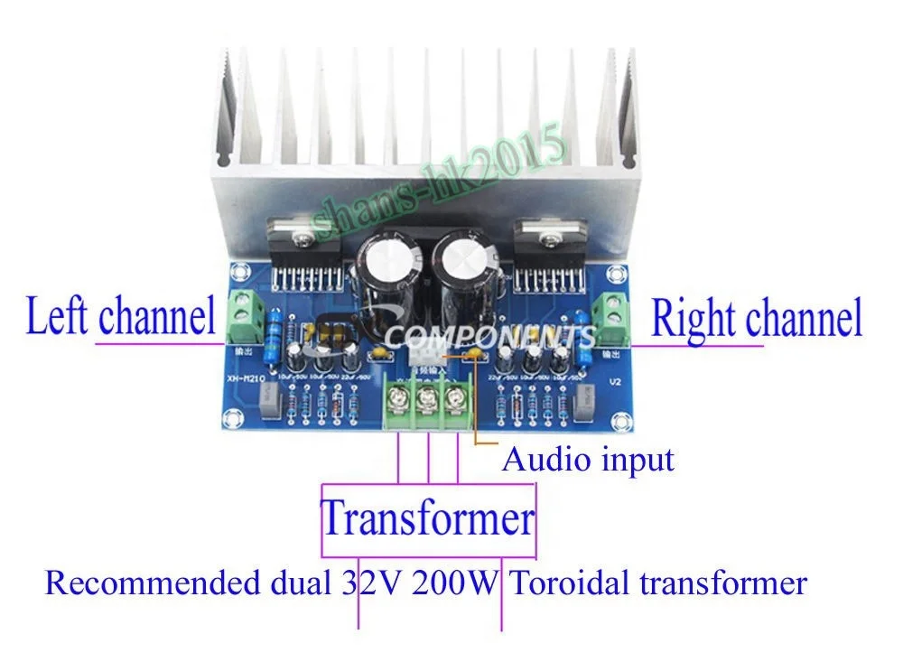 thumbnail image 2 of Two Way 20 Watts Audio Amplifier - Amplifier Circuit Design 2 of 9