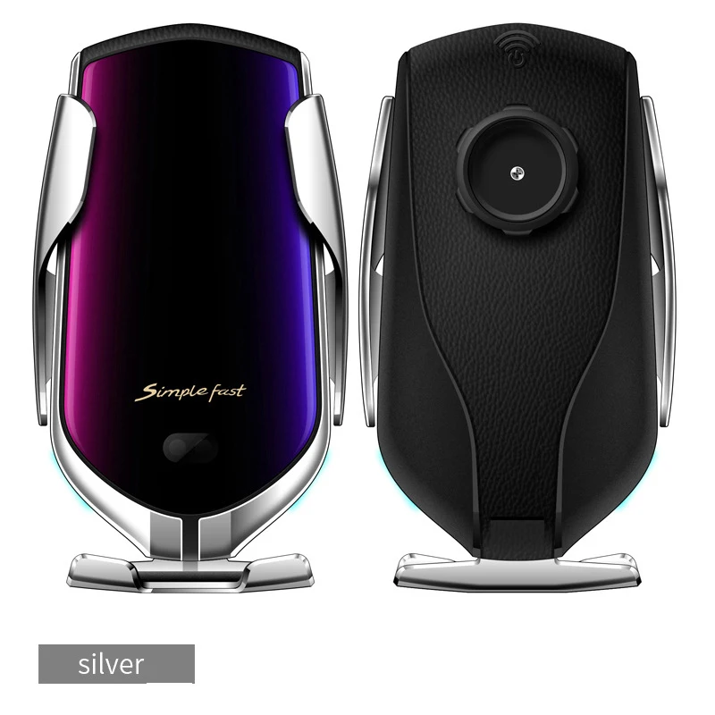 Лидер продаж, Быстрое беспроводное зарядное устройство qi 10 Вт, автомобильный держатель для телефона R2