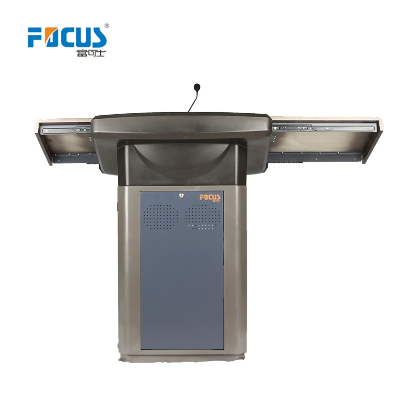 Focus S700 Digital Interactive Podium with Audio Power Amplifier Speaker Smart Lectern Teaching Rostrum with Monitor