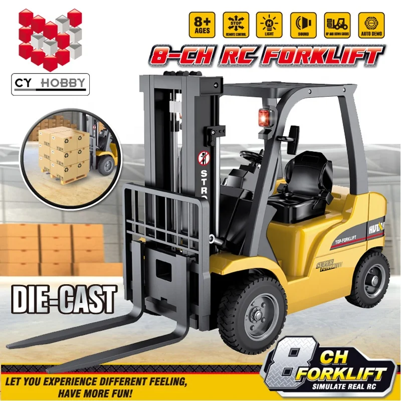 HUINA 1577 1:10 8CH Remote Control Forklift Truck - Electric RC