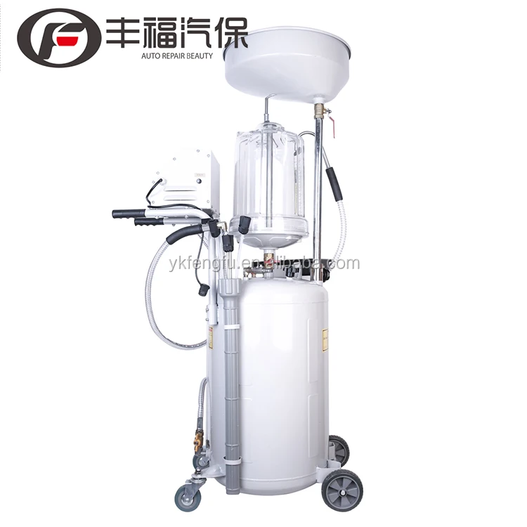 80L Air-Evac портативный напорный слив масла с рицинусами