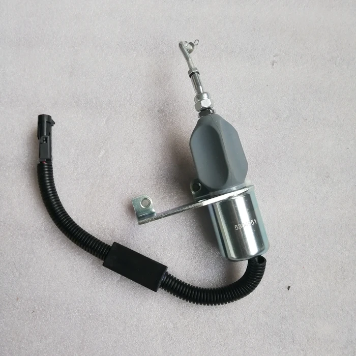 Factory Price Wheel Loader Diesel Engine Parts Guangxi Liuzhou 24V Fuel Shut-Off Valve L9.3 6LT9.3 Fuel Pump Solenoid 5304951