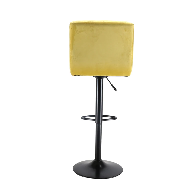 
 Современный хромированный барный стул из искусственной кожи с регулируемой высотой для коммерческого использования  