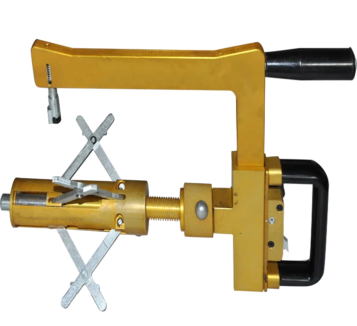 Industrial Grade Rotating Poly Eletrofushinon HDPE Pipe Scraper Customizable Aluminum Alloy Layer Peeling Machine Tool OEM