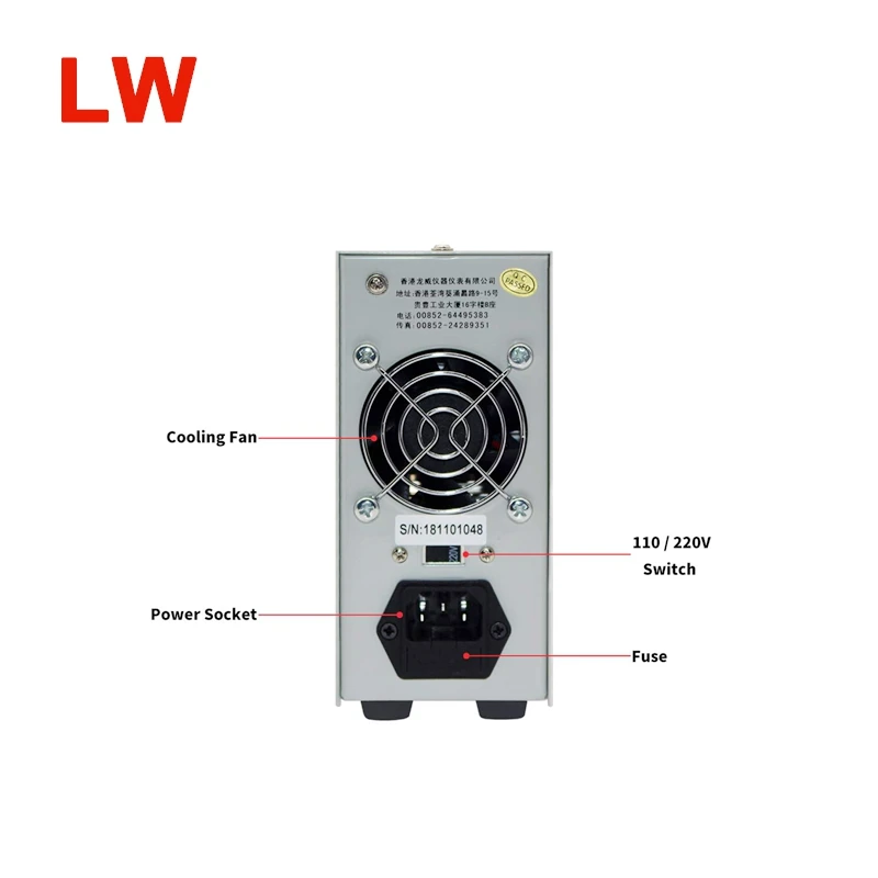 Longwei LW K3010D 30V10A可変ベンチラボ用調整可能レギュレータ