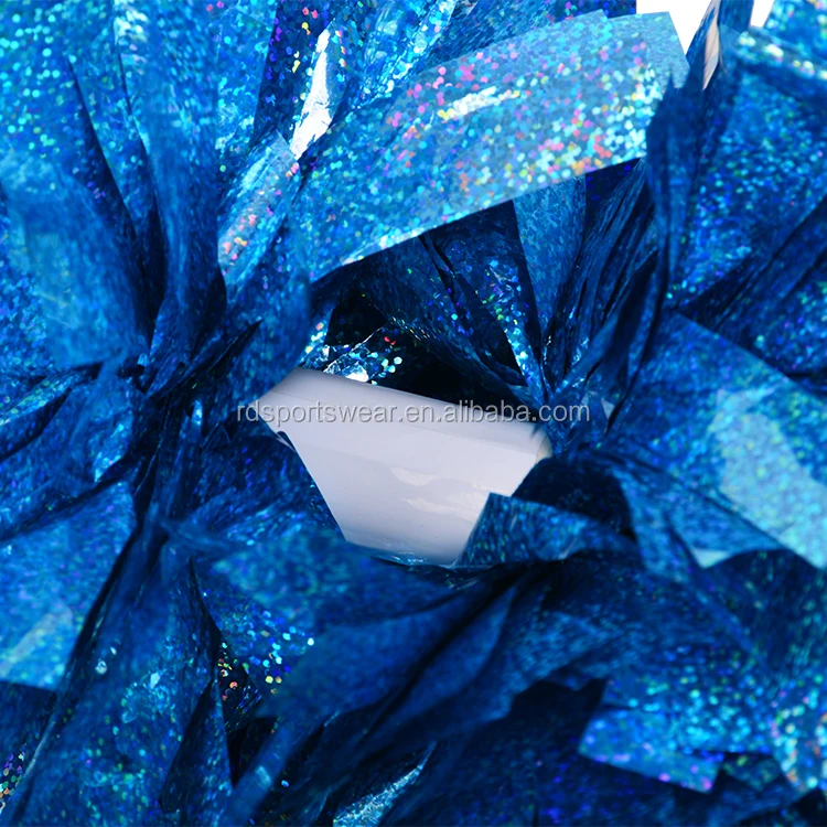 Cheer PomPoms And Bows Metallic Cheerleading PomPoms Christmas