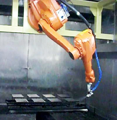 Mesin penyemprot Industri Robot