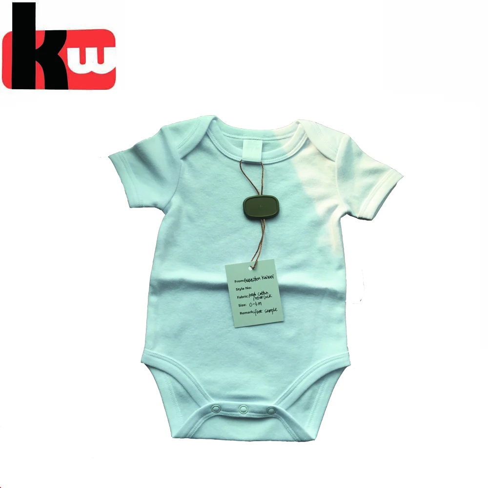 100% хлопок Детский комбинезон с короткими рукавами сплошной цвет Дышащий Пижамы