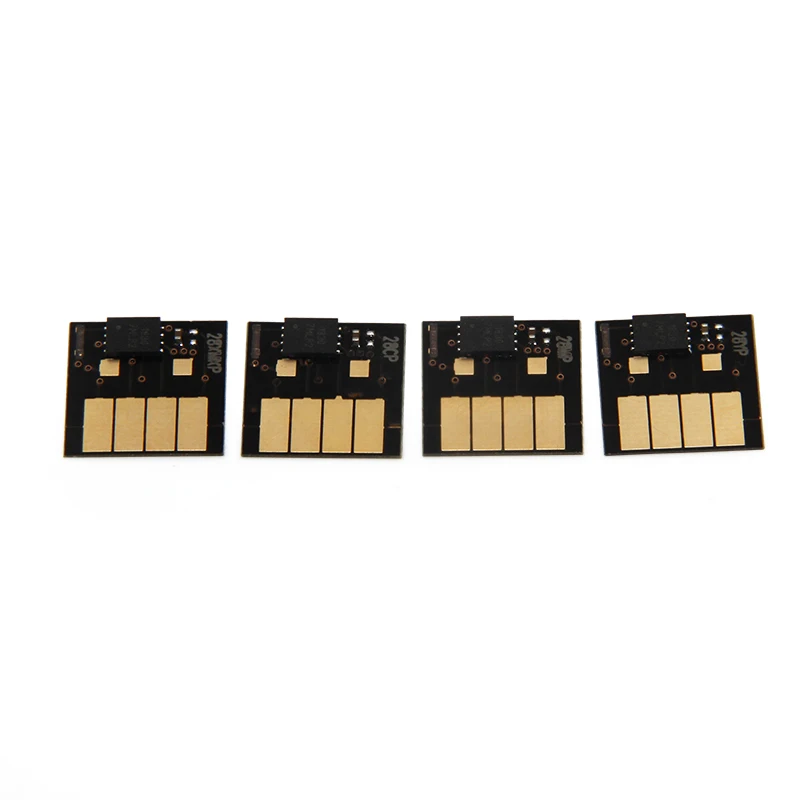 OCBESETJET 130ml 300ml Chip for HP 728XL 728 Ink Cartridge Chip One Time Chip for HP DesignJet T730 T830 Printer