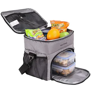 Custom Fitness Insulated Lunch Tote Cooler Gym Prep Meal Bag