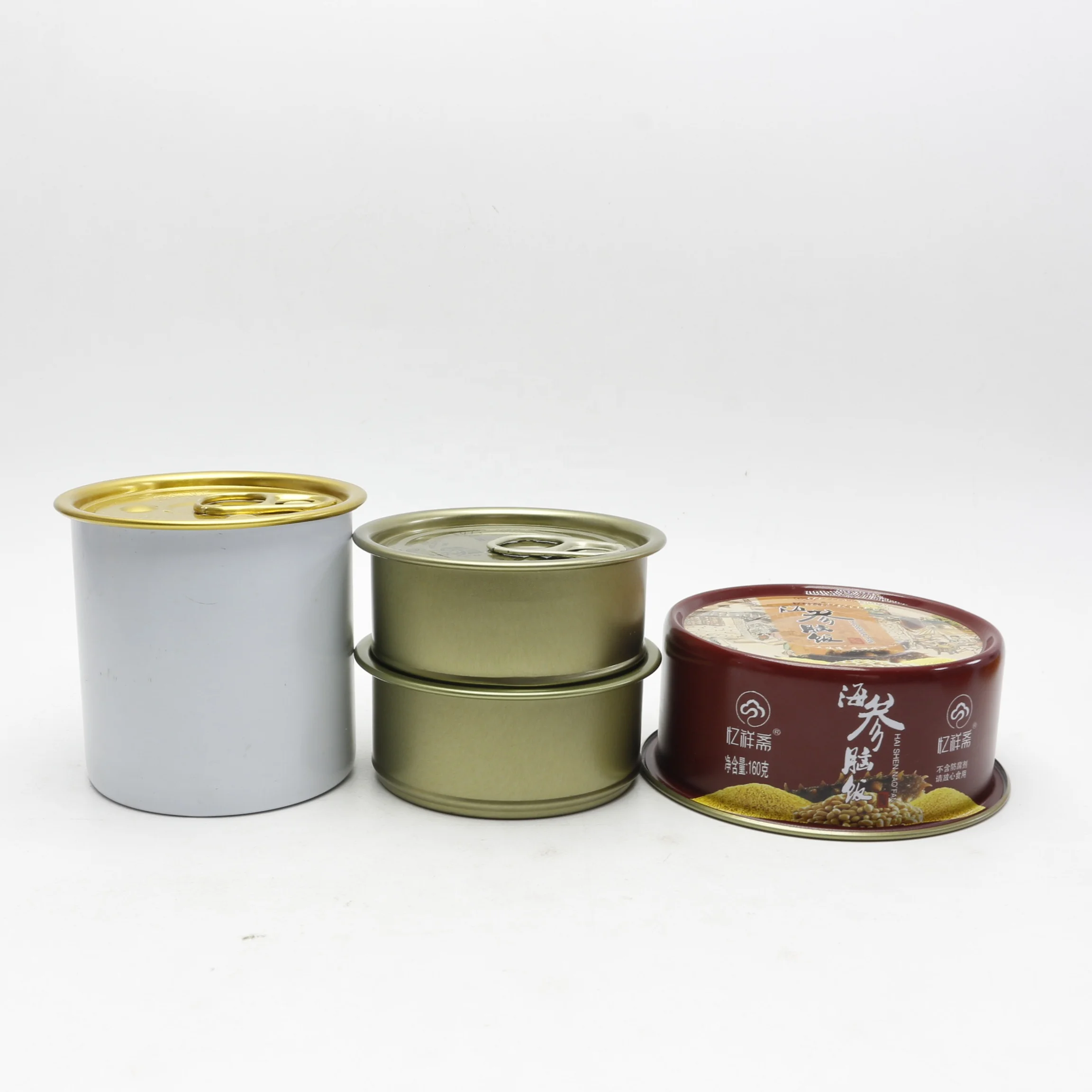 Empty Metal Round Tuna Food Cans With Lid For Canning T 65n Buy Empty Tuna Cans Tuna Cans Food Cans Product On Alibaba Com