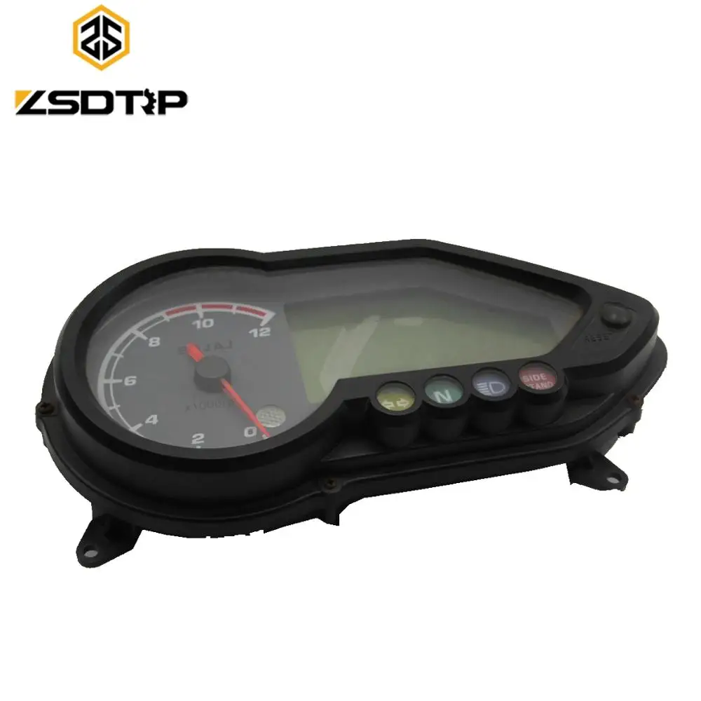 Digital Motorcycle Odometer Speedometer Tachometer Odometer Speedometer Oil Meter Multifunction with Night Vision dial 