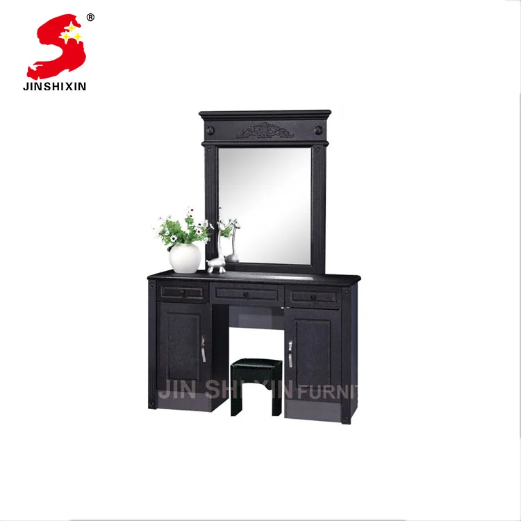 black wood dressing table