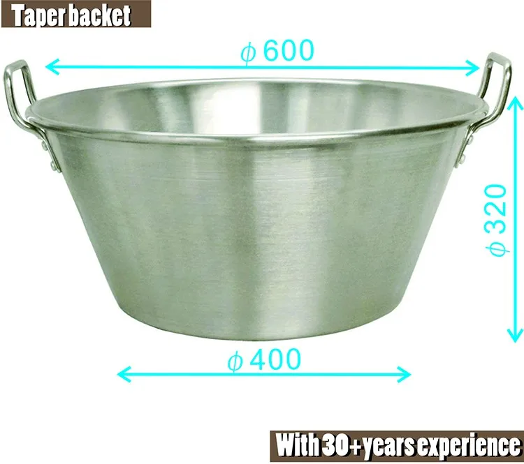 Mexican Cazo Stainless Steel Large Deep Pot for Multi-Purpose Cooking