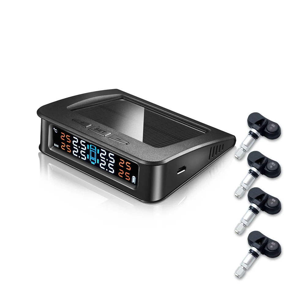 Китай сделал универсальная авто шины Система контроля давления беспроводной Bluetooth с ЖК-дисплеем tpms