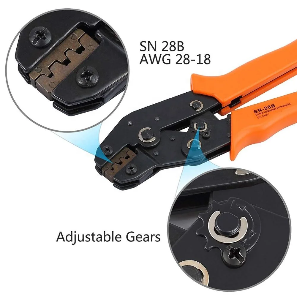 
SN-28B обжимной инструмент + 1550 шт. dupont терминал набор ручных инструментов терминалы зажим комплект 