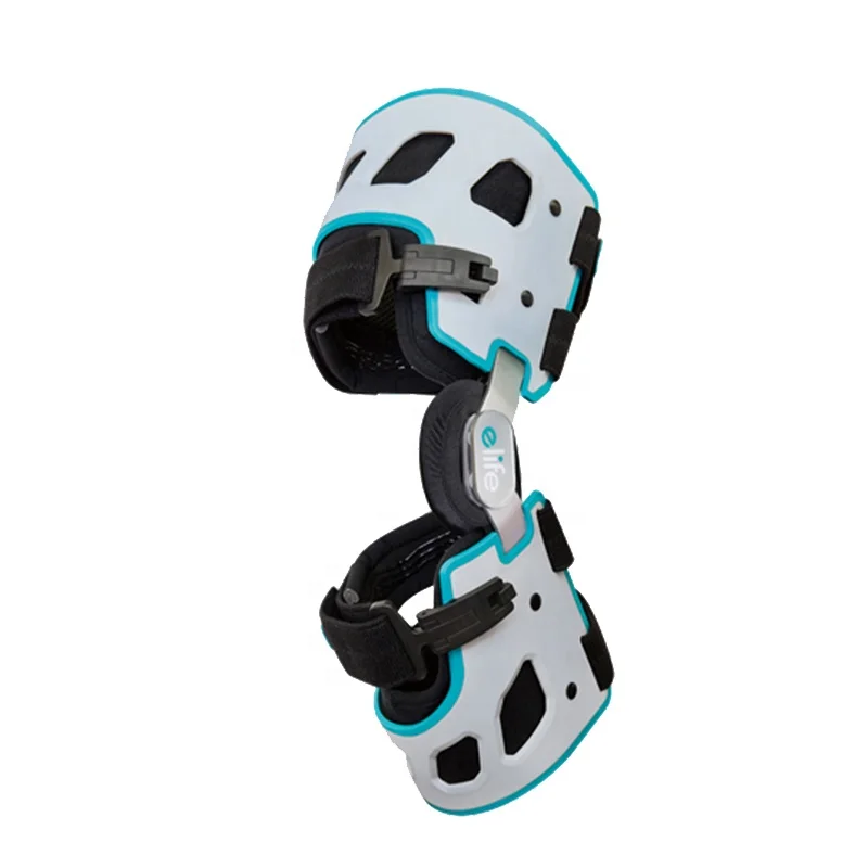 E-Life E-KN040 Регулируемый коленного сустава стабилизации для больных остеоартритом polycentric шарнир oa Поддержка бандажа Колено Иммобилайзер