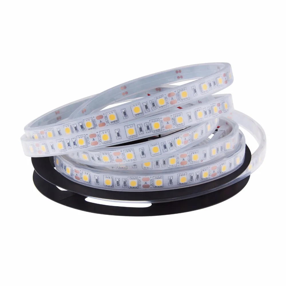 IP67 Waterproof Waterproof LED Strip 5050 DC12V Silicon Tube Outdoors 