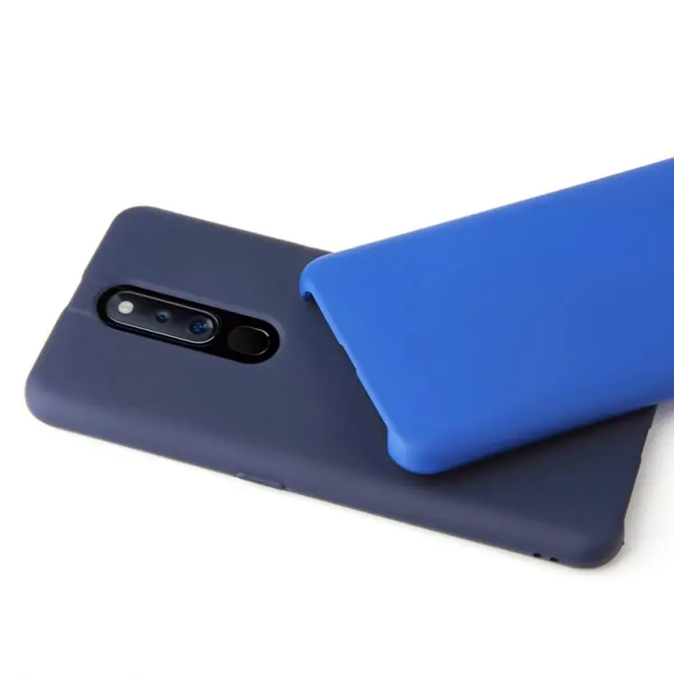 Three Hemming Soft Silky Good Touch Imitate Liquid Silicone Phone Case for Oppo F11 Pro