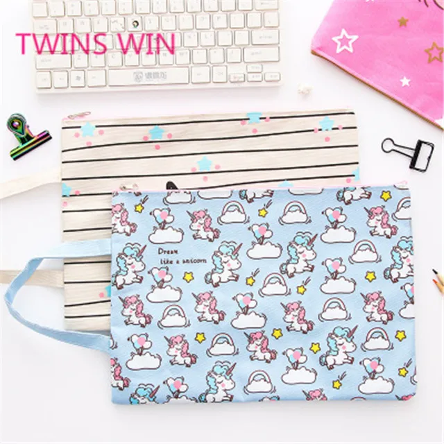 Cheapカスタムアコーディオンファイルフォルダユニコーン