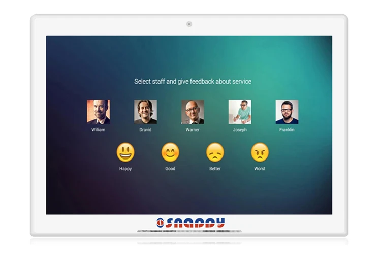 Snappy Service Feedback System Customer Marking smiley Face Satisfaction Survey Device