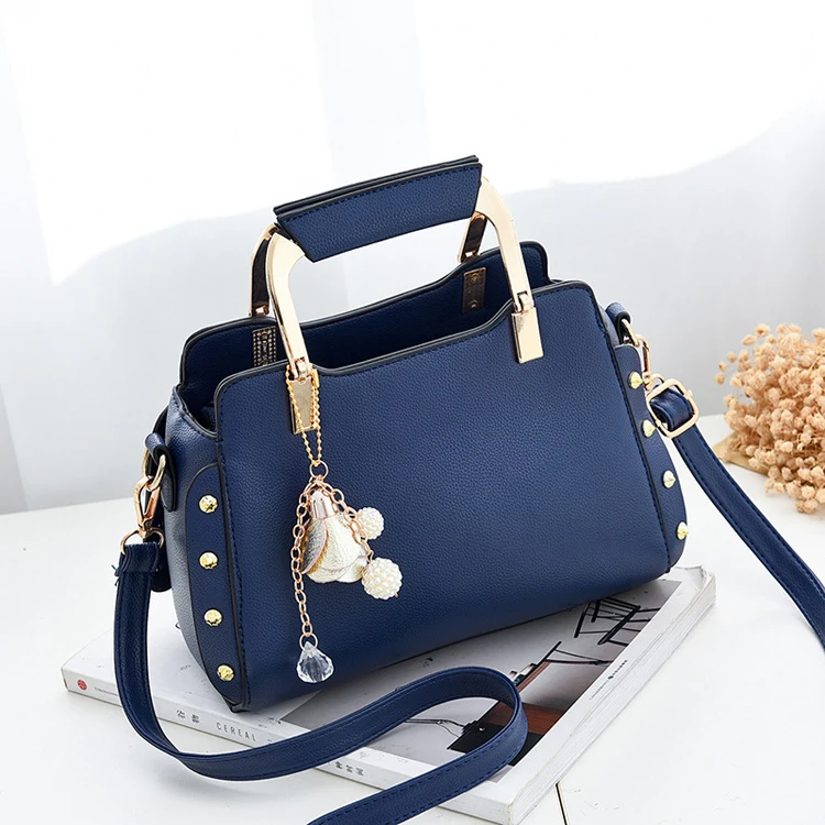 Blue Bags for Womens New Korean Fashion Ladies Shoulder Bag Trend Handbags  Retro Designer Luxury Female Totes Handbag for Girls