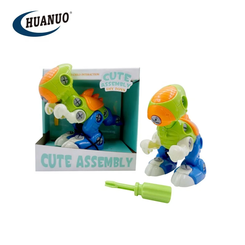 就学前の子供のための子供教育パズルかわいいDIYアセンブリ恐竜の