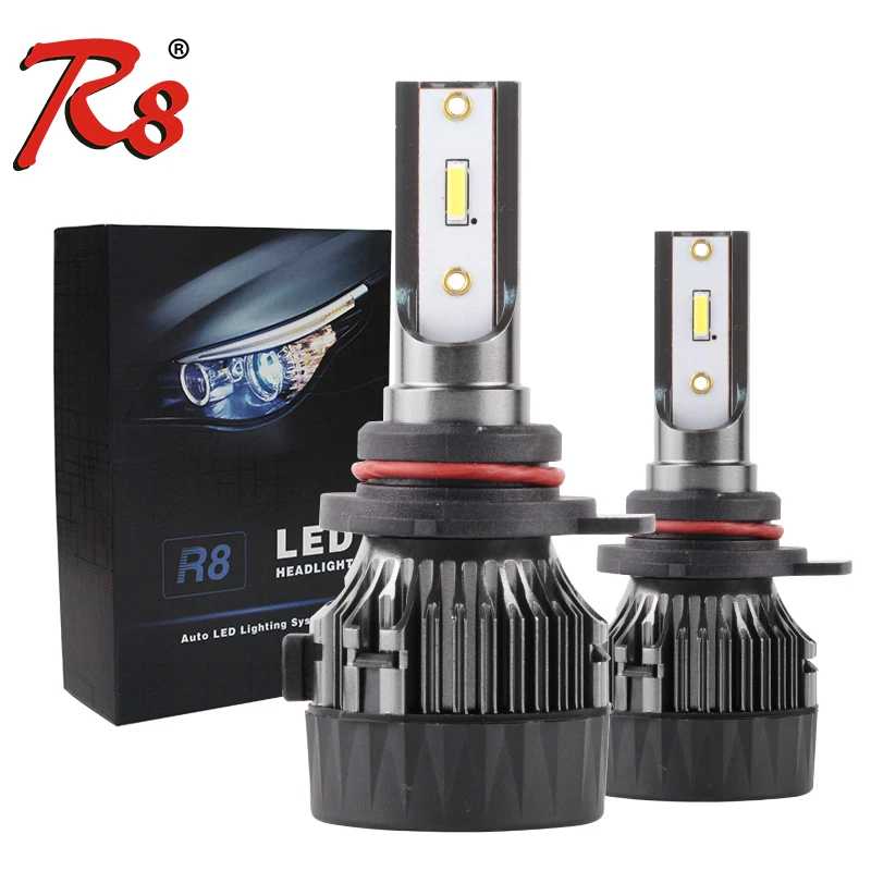 boksning Hvad angår folk Watchful Wholesale Wholesale Price R8 LED Car Headlight H1/H3/H7/H8/H11/9005/9006/  9012/5202 White Color 6000K High power Auto LED bulbs From m.alibaba.com