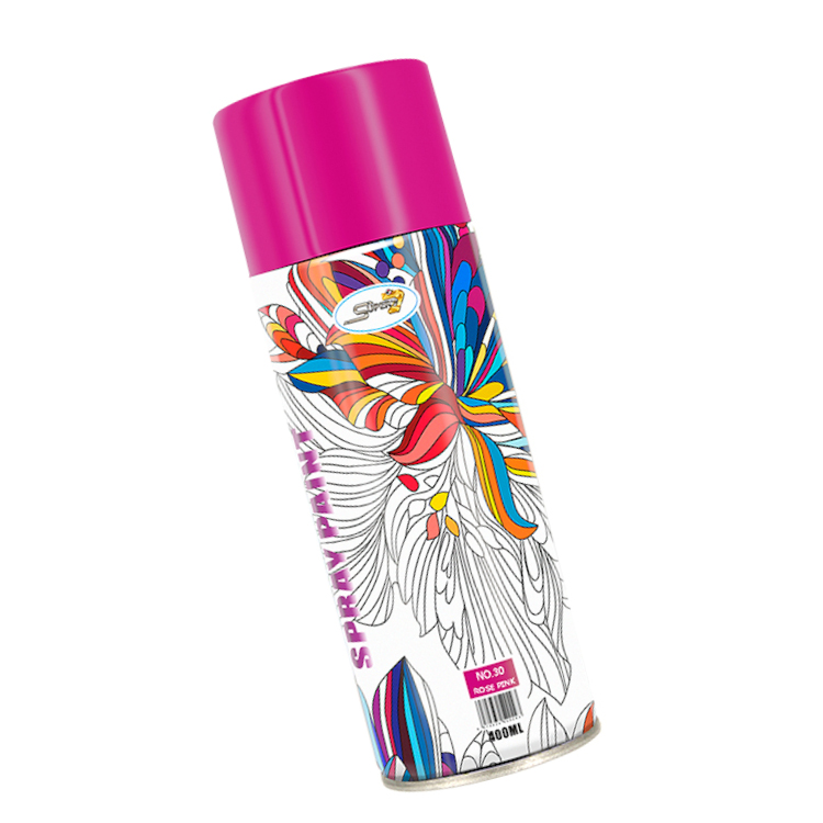 Розовая легкая Водорастворимая быстросохнущая краска-распылитель Super 7 Rose