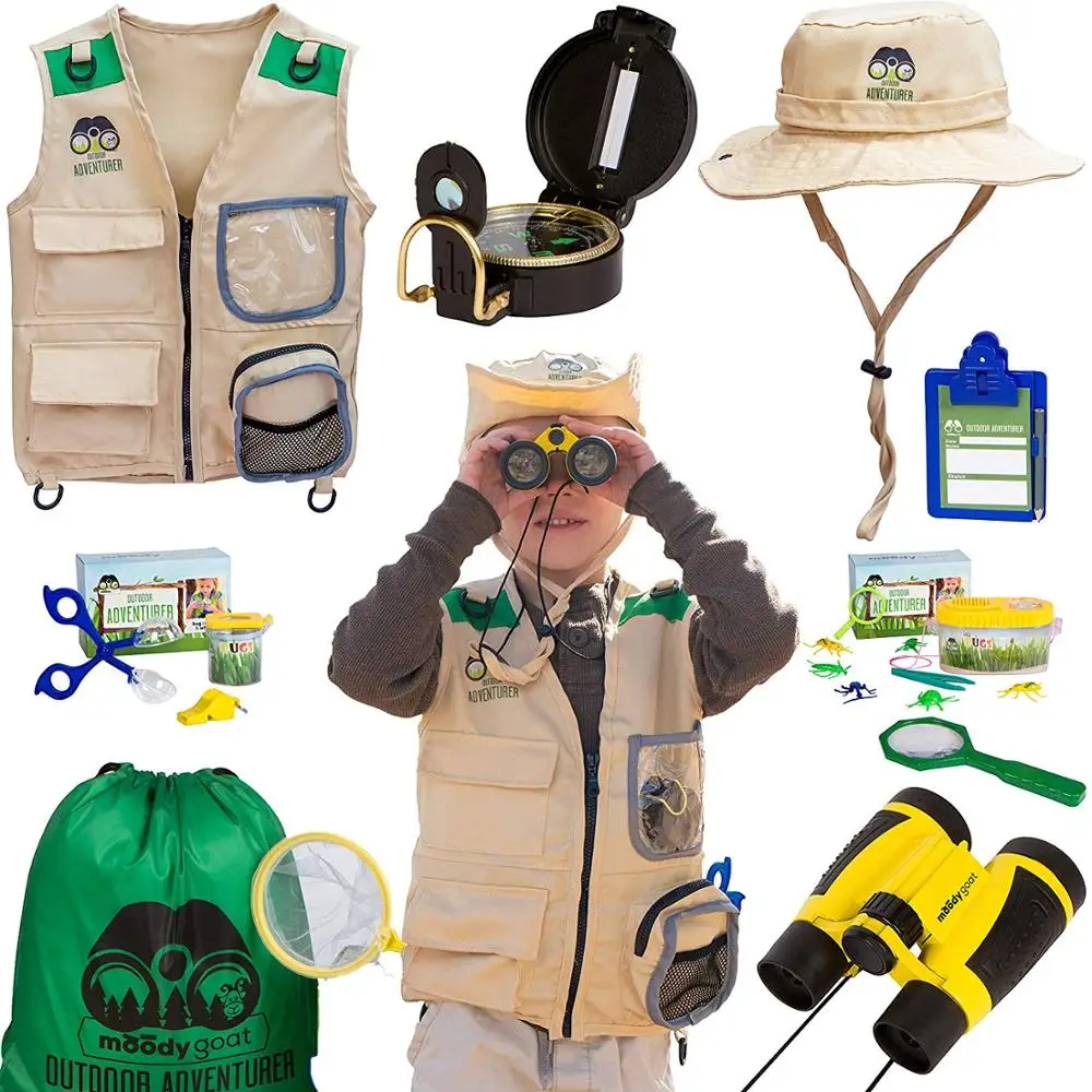 Kit Aventure Enfant : Jumelles + Montre Multi-fonctions Avec Boussole - Toutes Saisons