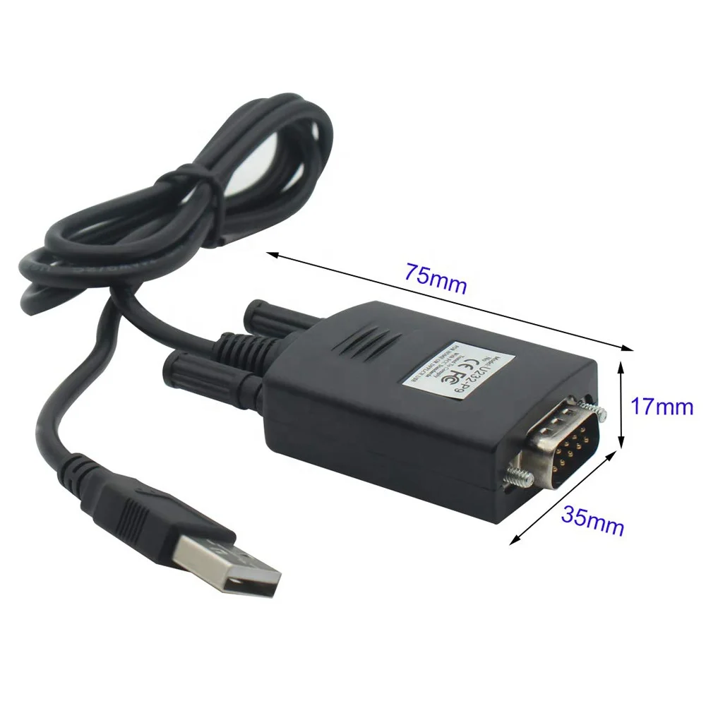 USB to RS232 Cable Converter USB to Serial Notebook Serial Port Adapter