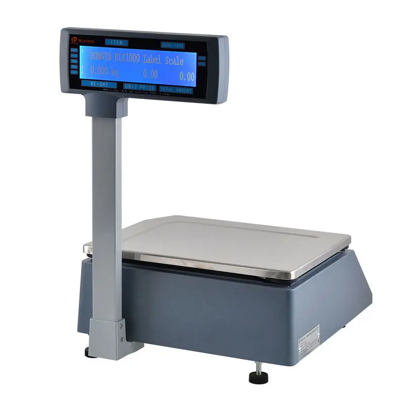 Timbangan Cetak Label Barcode 30kg - Rongta RLS1100 untuk Supermarket