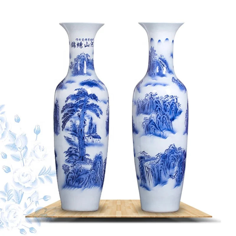 中国　新渡　青花　花文瓶　V　R6030 中国 新渡 青花 花文瓶 V R6030 中国 新渡 青花 花文瓶 V R6030【公式
