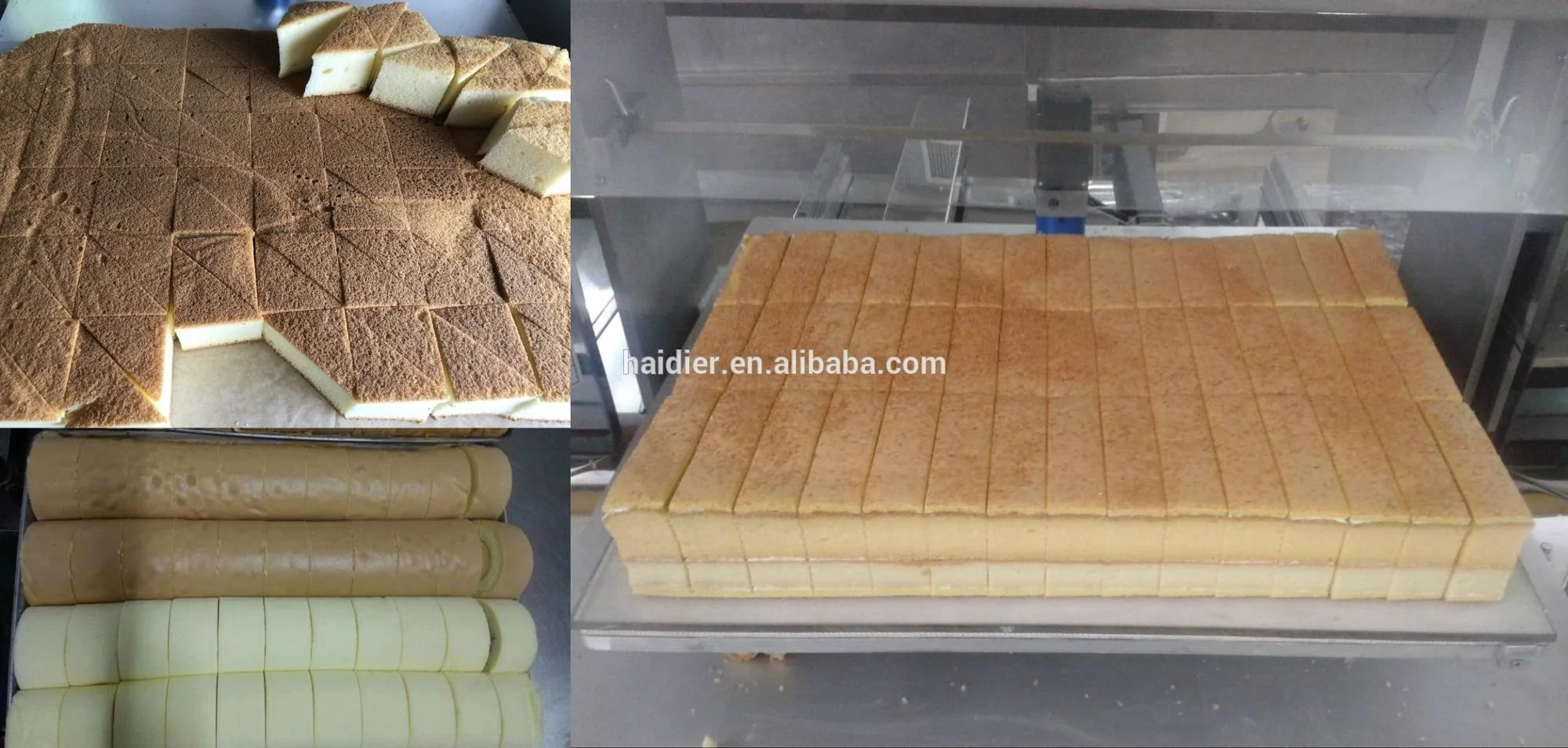 Automatic Cake Cutter cutting Machine High Efficiency Sponge Cake Slicer price