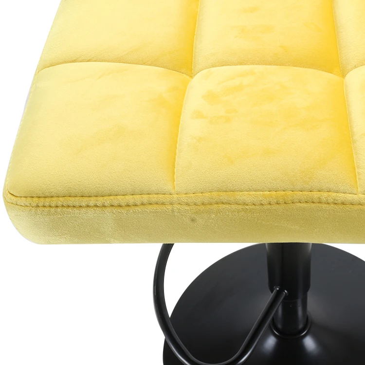 
 Современный хромированный барный стул из искусственной кожи с регулируемой высотой для коммерческого использования  