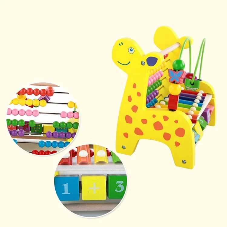 4 In 1 Giraffe Xylophone Keys Percussion Musical Instrument Piano Xylophone Toys