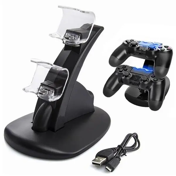 2019 Best Double Game Ps4 Controller Charger Dock Stand For Sony Ps4 Joystick - Ps4 Controller Charger,Ps4 Dock Product on Alibaba.com
