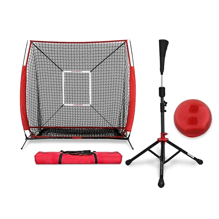 baseball tee and net