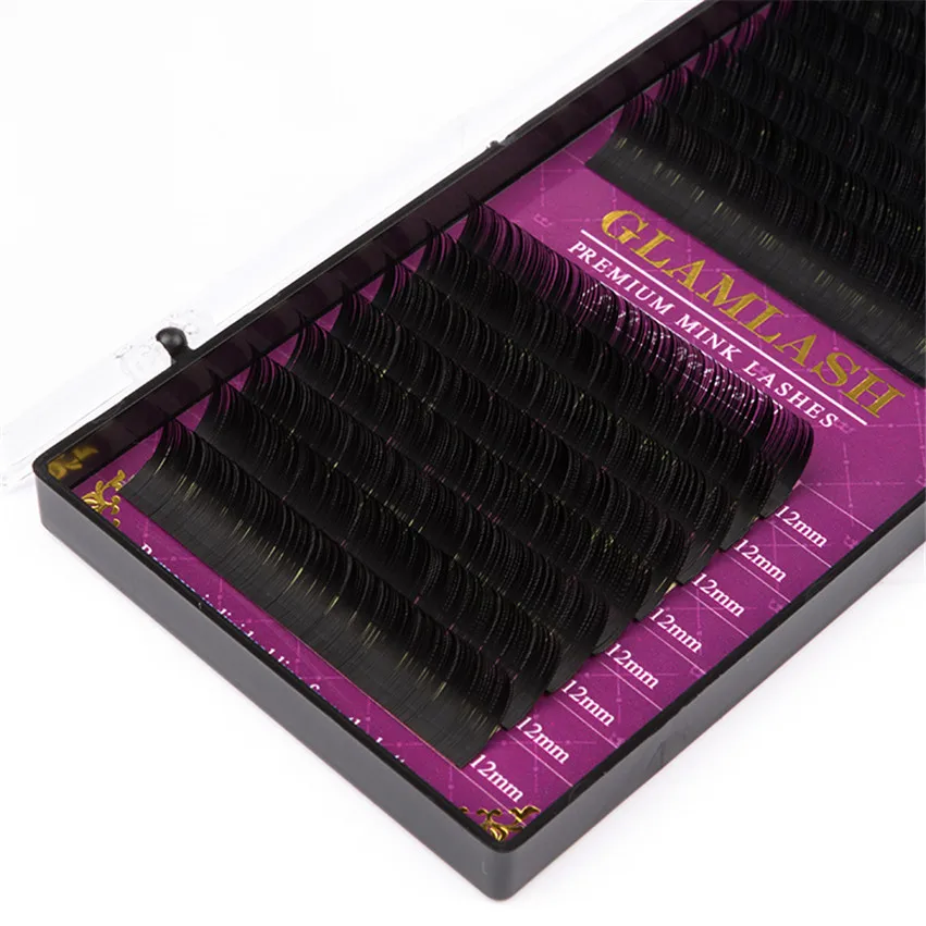 
Высококачественная искусственная норка собственного бренда Супер Мягкая матовая натуральная Оптовая Продажа Дешевая Классическая наращивание ресниц 0,05 мм-0,25 мм 