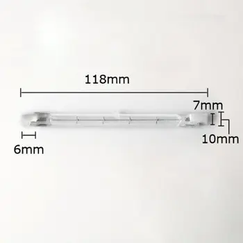 Ampoule Halogène R7S 150W 78mm 2800K Blanc Chaud - Pour Projecteur Linéaire - 220V - Marque VITO